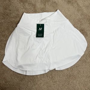 White active skort
